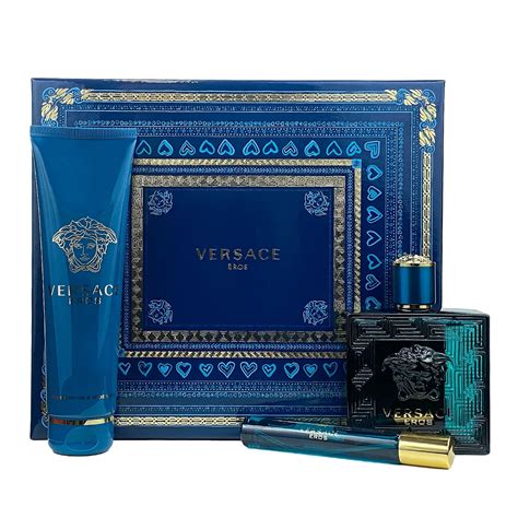 versace eros set cadeau|versace eros men gift set.